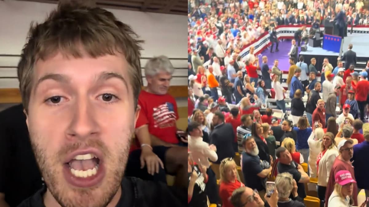Ohio Man Interrupts Trump Rally, Keeps Calling Him a ‘Liar’: ‘You Are an American Hero’
