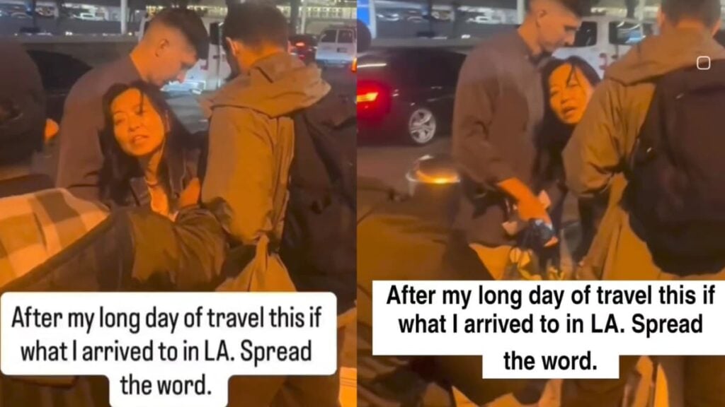 Four Plainclothes Men Detain Woman Outside California Airport as She Begs for Help: ‘They Are Kidnappers’ A picture of California woman.