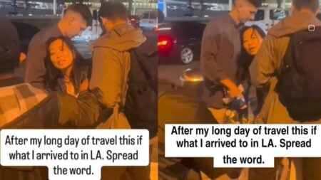 Four Plainclothes Men Detain Woman Outside California Airport as She Begs for Help: ‘They Are Kidnappers’ A picture of California woman.