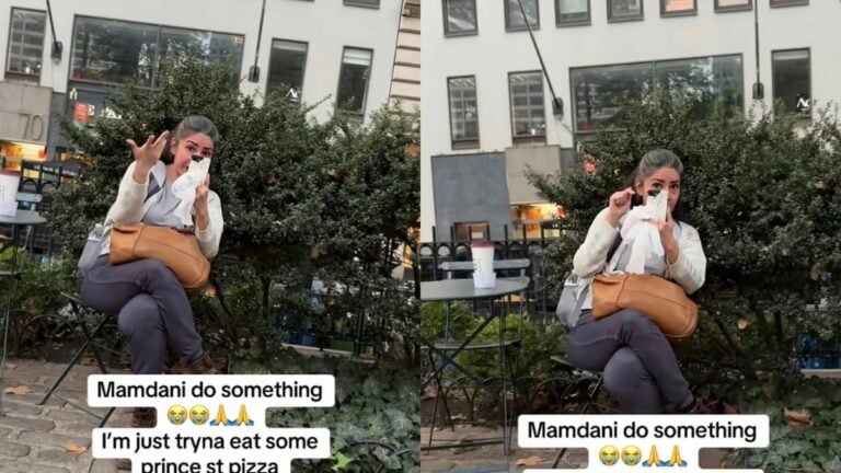 A picture of New York woman.