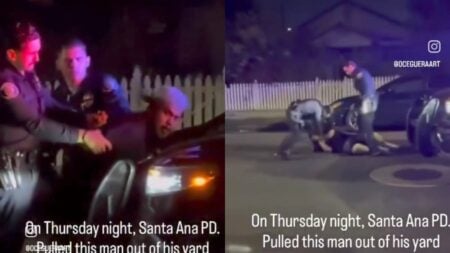 A picture of California police officers.
