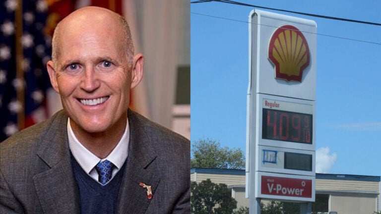 ‘Fear Is the Entire Sales Pitch’: Critics Blast Florida Sen. Rick Scott for Weighing Iran War Gas Prices Against Being ‘Killed by a Nuclear Weapon’ Rick Scott Faces Backlash Over Iran War Gas Prices
