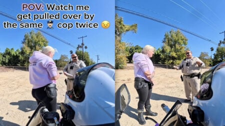 ‘Are You Gonna Put This on YouTube, Too?’: California Motorcyclist Pulled Over Twice by Same Cop, Who Claims Her Video Made Him ‘Famous’ California Motorcyclist Pulled Over Twice by Same Cop, Who Claims Her Video Made Him ‘Famous’