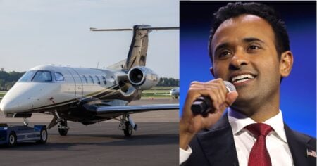 ‘Driving Is for Peasants’: Vivek Ramaswamy’s Billionaire Campaign Sparks Fresh Outrage After Latest 11-Minute Jet Flight Vivek Ramaswamy Ohio jett flight