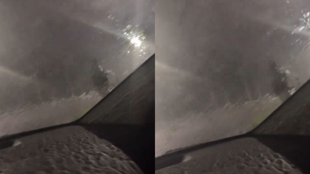 ‘Kidnappers Don’t Stop Just Cause It’s Raining’: Florida Woman’s Ride Offer to Student Stranded in Downpour Divides Viewers Person standing in downpour.