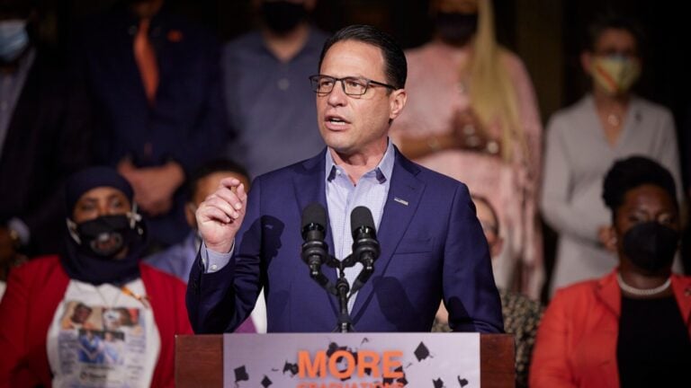 Pennsylvania Gov. Josh Shapiro posted a video saying a Democratic trifecta this November would let the state codify reproductive freedom in the constitution. The message drew mixed replies online.