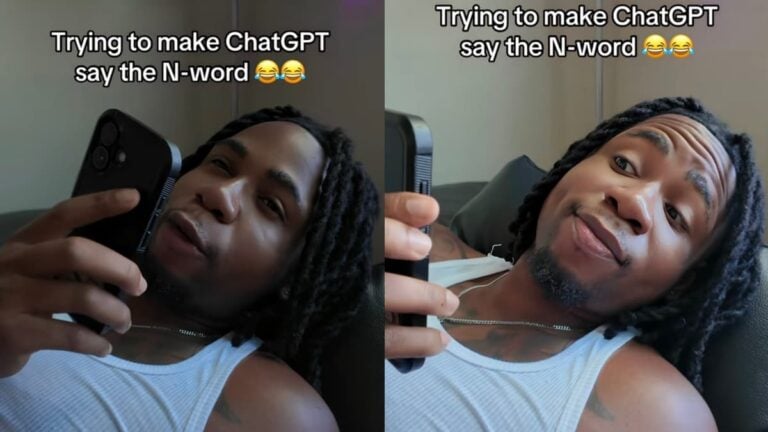 Georgia Man Tricks ChatGPT Into Saying Racial Slur, Leaving Viewers Stunned: ‘That Took Waaaay Less Time Than I Thought’ A picture of Georgia black man.