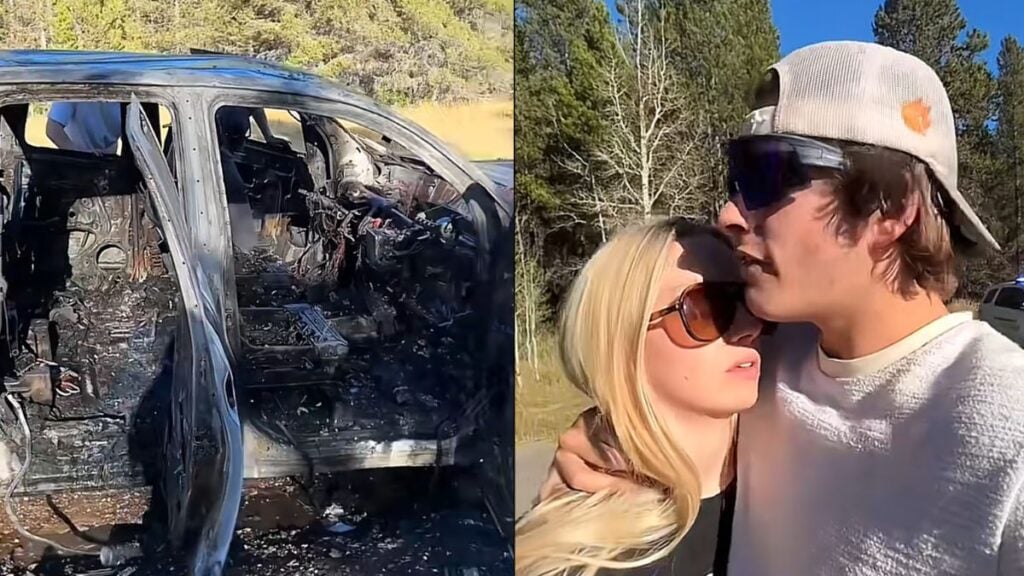 Missouri Couple’s Truck Reduced to Ashes After Propane Tank Sparks Fire on the Road: ‘Everything Is Gone’ Missouri Couple’s Truck Reduced to Ashes After Propane Tank Sparks Fire on the Road