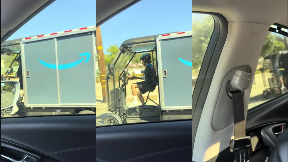 Jeff Bezos Using A Computer 'That's Actually So Diabolically Evil': California Amazon Delivery ...