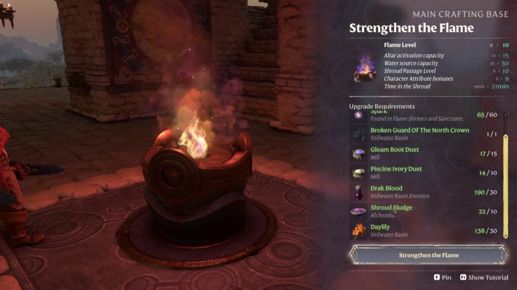 Flame Altar Level 10