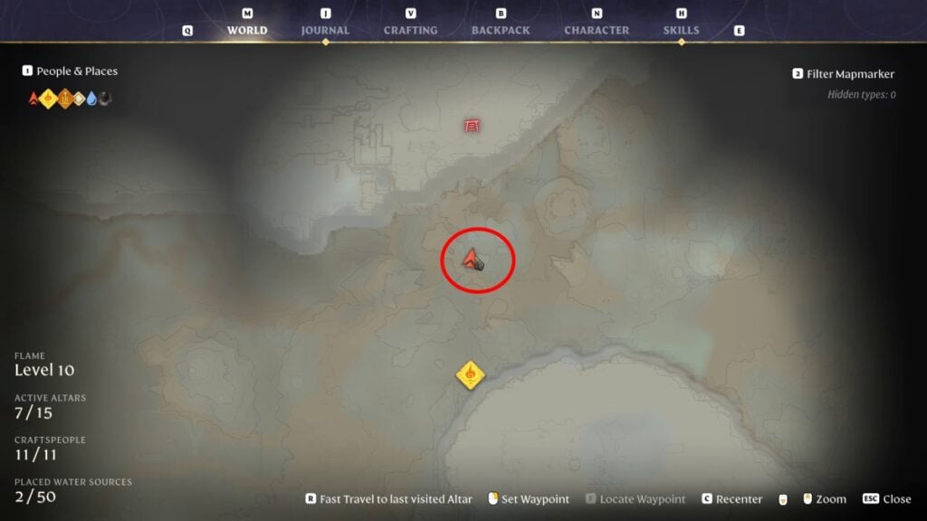 Ancient Researcher Location