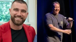 Taylor Swift’s Husband Travis Kelce Dragged After Liking Instagram Post of Pennsylvania Comedian Shane Gillis’ Sexist SNL Monologue: ‘Two Trash Bags’ A picture of Travis Kelce and Pennsylvania comedian Shane Gillis