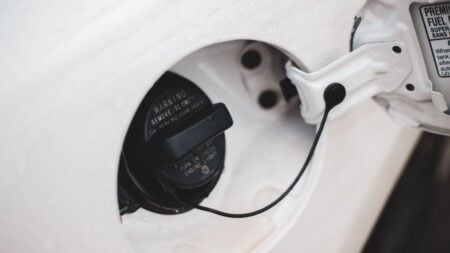 ‘He Wanna Go to Jail, I Fear’: South Carolina Woman Films Man Allegedly Trying to Put Sugar in Her Gas Tank Up close shot of gas tank on car.