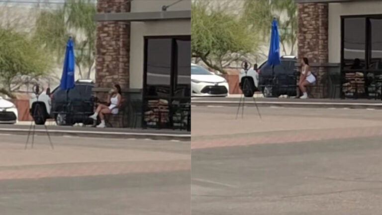 ‘The Entitlement Blows My Mind’: Arizona Influencer Slammed for Setting Up Tripod in Busy Parking Lot to Film Herself Drinking Matcha Arizona Influencer Dunkin Matcha Video