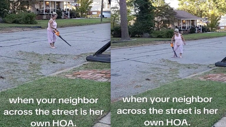 Busybody North Carolina Neighbor Takes Action When She Sees Grass on the Road in Front of a Home: ‘Do You Know How Dangerous That is for Motorcycles?’ Busybody North Carolina Neighbor Takes Action When She Sees Grass on the Road in Front of a Home