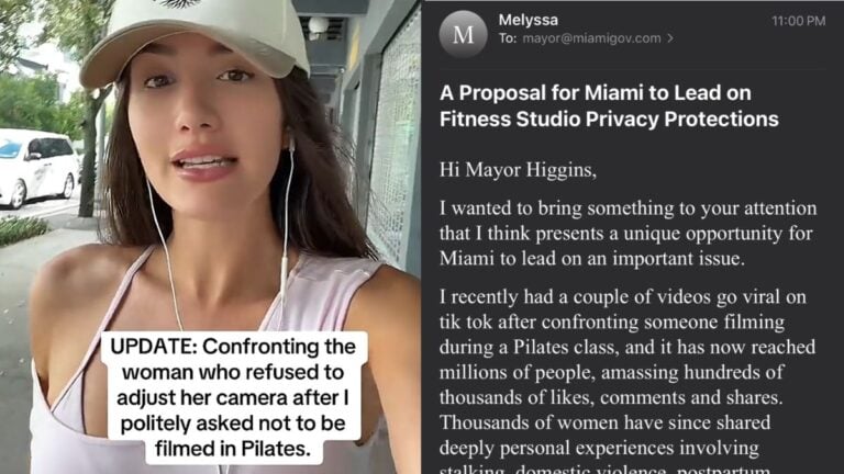 Florida Woman Confronts Gymgoer Over Camera Pointed at Her, Takes Complaint All the Way to Mayor: ‘It Is That Serious’ Florida Woman Confronts Gymgoer Over Camera Pointed at Her, Takes Complaint All the Way to Mayor