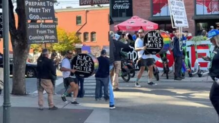 Washington Man Pays Drummer to Follow Christian Street Preacher Around and Annoy Him: ‘Is There a GoFundMe for This Cause?’ A picture taken by Washington man.