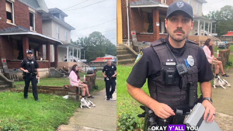 West-Virginia-Man-Shames-Police-Giving-Ticket-to-Homeless-Woman-Sleeping-on-Vacant-Porch
