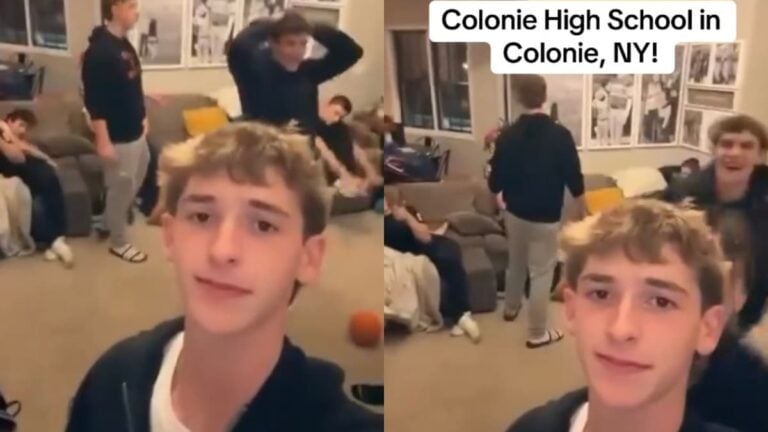 Racist White New York High School Students Slammed After Repeatedly Yelling Racial Slur: ‘It’s a Sickness’ A picture of New York students.