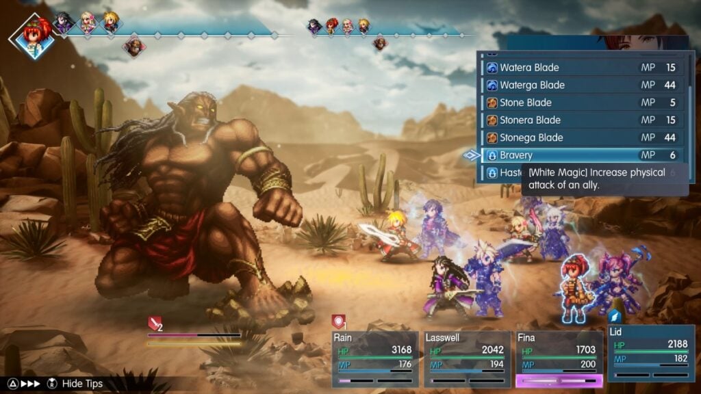 Final Fantasy Resonance Titan Fight