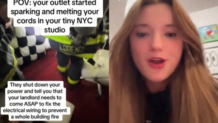 New York Woman Calls 911 Over Sparking Outlet, Landlord’s Response Leaves Her Stunned: ‘I Would Ruin Everyone’s Weekend and Sue’ New York Woman Calls 911 Over Sparking Outlet, Landlord’s Response Leaves Her Stunned: ‘I Would Ruin Everyone’s Weekend and Sue’