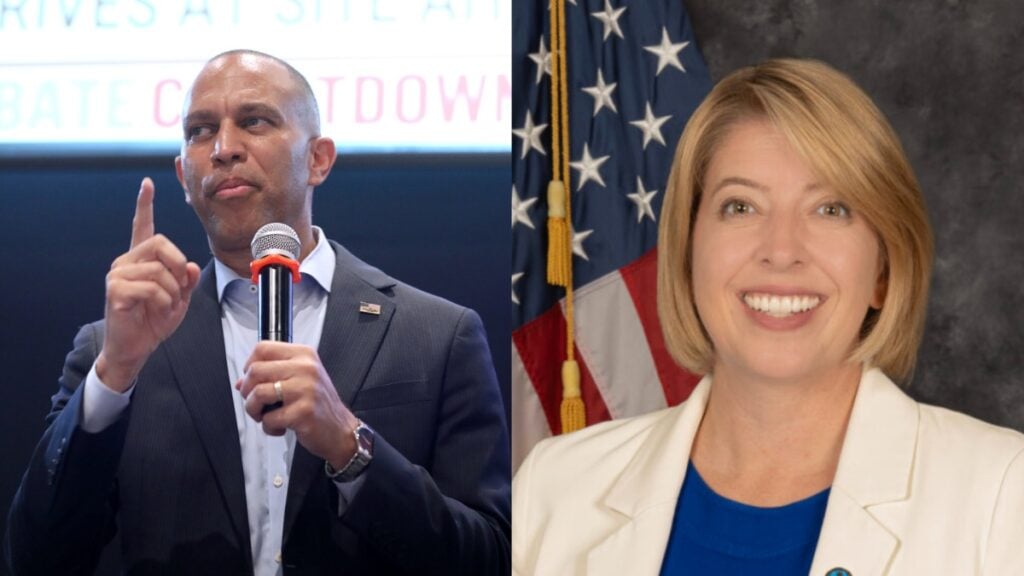 ‘How Many Tries Do Dems Need?’: Critics Question Hakeem Jeffries’ Backing of Marni von Wilpert to Fix Healthcare and Flip California’s 48th House Democratic Leader Hakeem Jeffries posted a video from a hospital tour with San Diego City Councilmember Marni von Wilpert, highlighting her push to address healthcare costs and flip California’s 48th District.