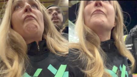 Oregon Woman Forcibly Removed from Soccer Game for Wearing Anti-Trans T-Shirt: ‘This Seems Like It’s 100% Discrimination’ A picture of Oregon woman.