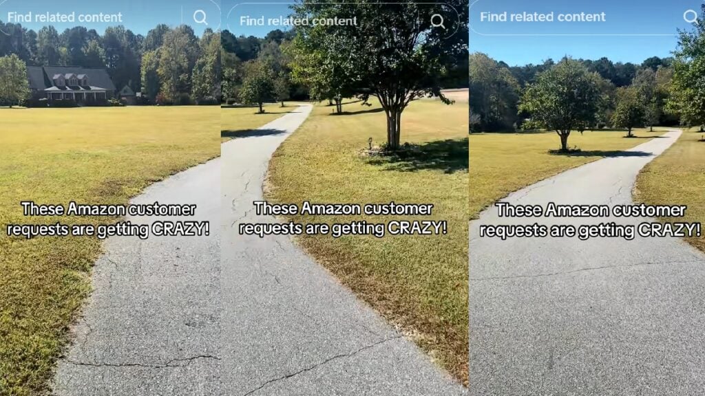North Carolina Amazon Driver Calls Out Customer For Allegedly Making Him Walk Super Long Driveway: ‘These Requests Are Getting Crazy’ North Carolina Amazon Driver Calls Out Customer Long Driveway