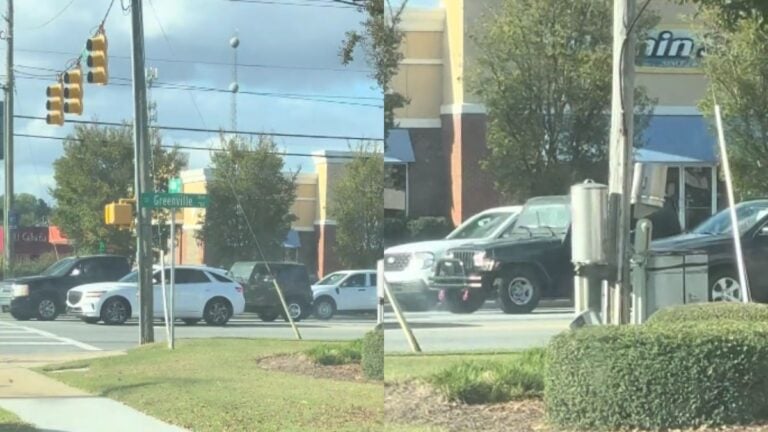 North Carolina Jeep Driver Backs Into One Car, Then Accelerates Into Another Before Driving Away: ‘What Is Wrong With People?’ Cars stopped at a red light on a street