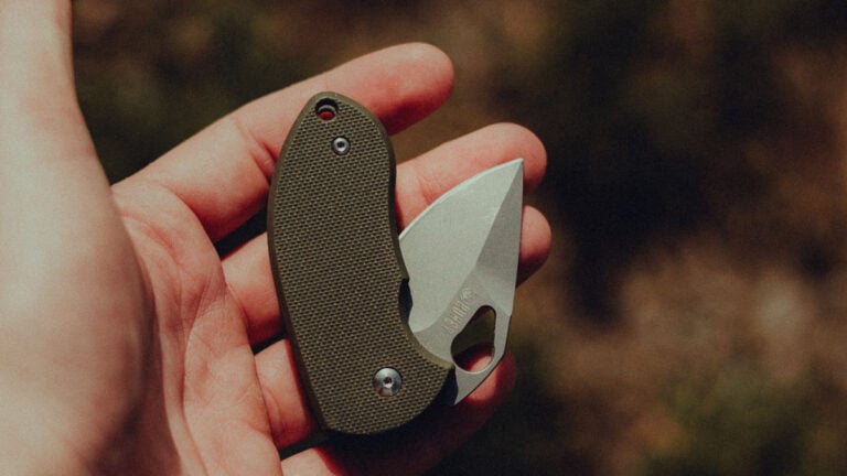 ‘I Am Completely Done’: North Carolina Teacher Says Principal Threatened to Ruin Career After Student Brought Knife to School A close-up of a hand holding a folding pocket knife