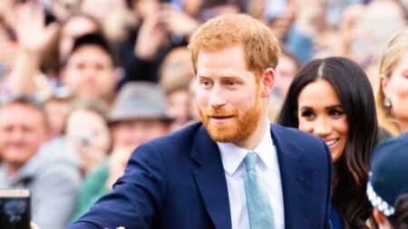 Prince Harry and Meghan Markle Go Dark With Zero Engagements for Two Weeks as King Charles Tours Caribbean After ‘Royal Theatre’ Backlash: ‘Never His Intention’ Prince Harry and Meghan Markle greeting crowds at a public walkabout in England