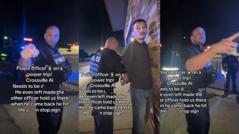 ‘False Arrest. Abuse of Power’: Police Officer Loses His Job After Video Shows Him Yelling at and Detaining Man in Alabama Crossville Police Officer Fired After Traffic Stop Video
