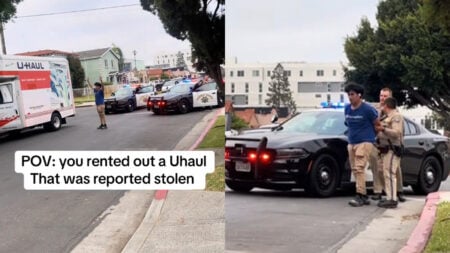 California Man's U-Haul Rental Takes a Wild Turn When Police Give Chase: 'U-Haul Is About to Get Sued Big Time'