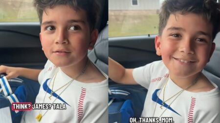 Texas Boy Bullied Over His Mexico Jersey Thanks Mom for Voting Talarico: ‘I Do It for My Kids’ A picture of Texas boy.