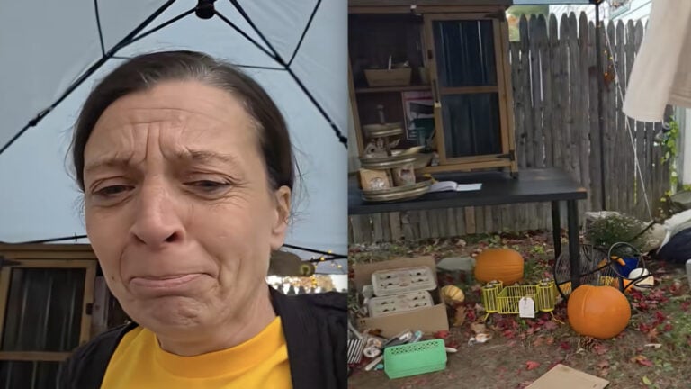 New Hampshire Woman Tearfully Shows Dismantled Farmstand After Rowdy Teens Visited